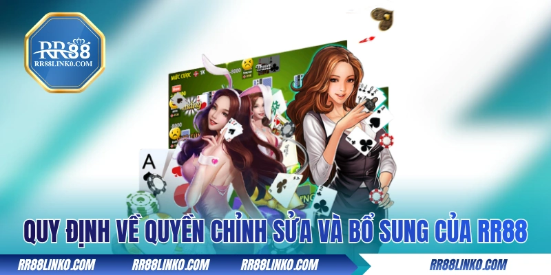 Quy định về quyền chỉnh sửa và bổ sung của RR88